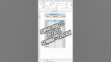 Scopri come sommare dati con la funzione CERCA.X di Excel 365 @planetexcel