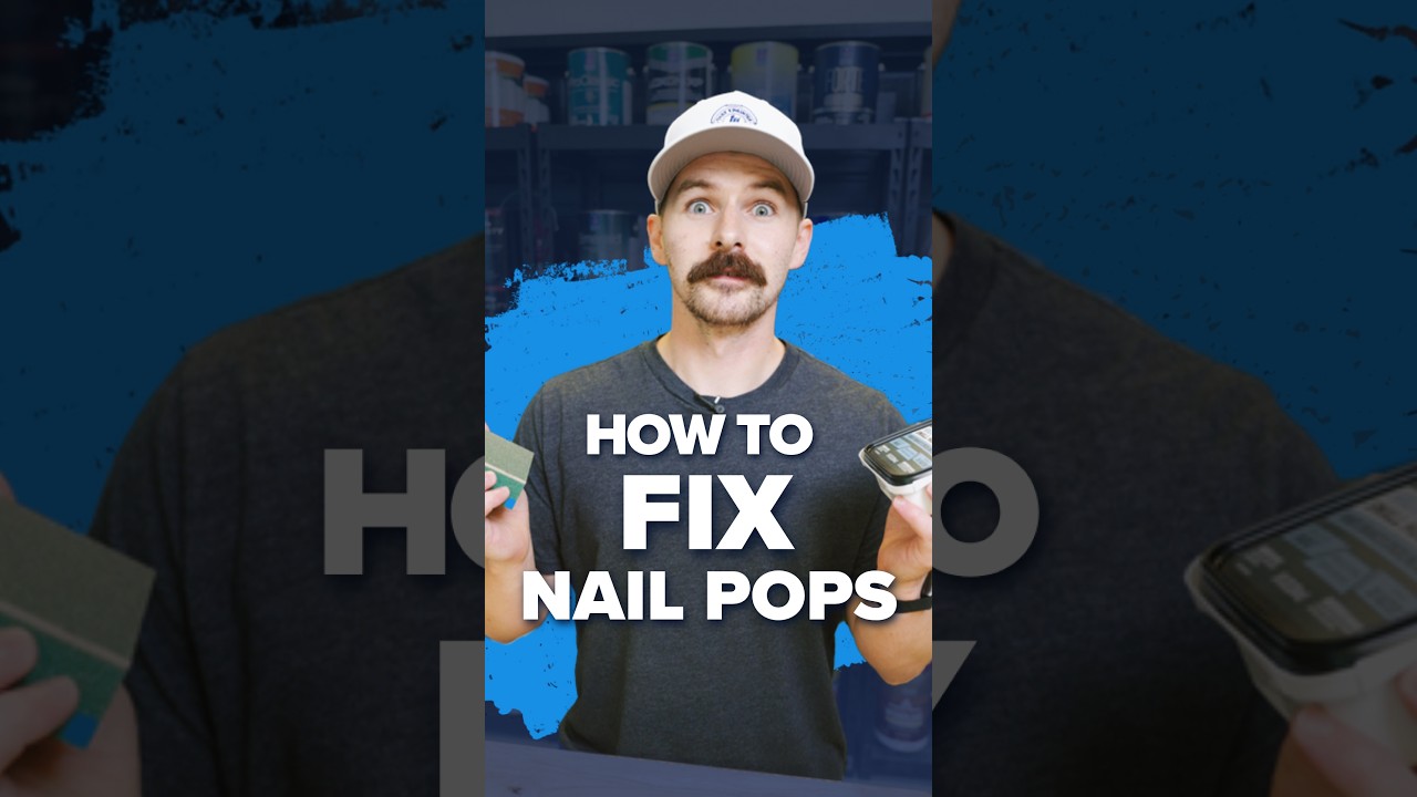 How to Fix Nail Pops in Drywall, watch the video