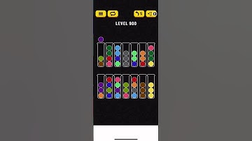 Ball Sort stage 900 #games #puzzle #ballsort