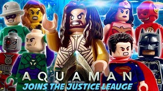 Aquaman Joins The Justice League (LEGO Parody)