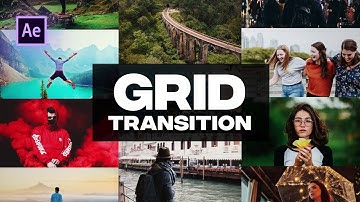 Trendy Grid Transition in After Effects - After Effects Tutorial