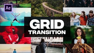 Trendy Grid Transition in After Effects - After Effects Tutorial