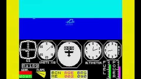 ZX Spectrum Flight Simulation 48K Game