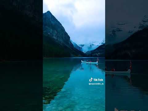 بحيرة لويس بانف البرتا كندا Lake Louise Banff Canada