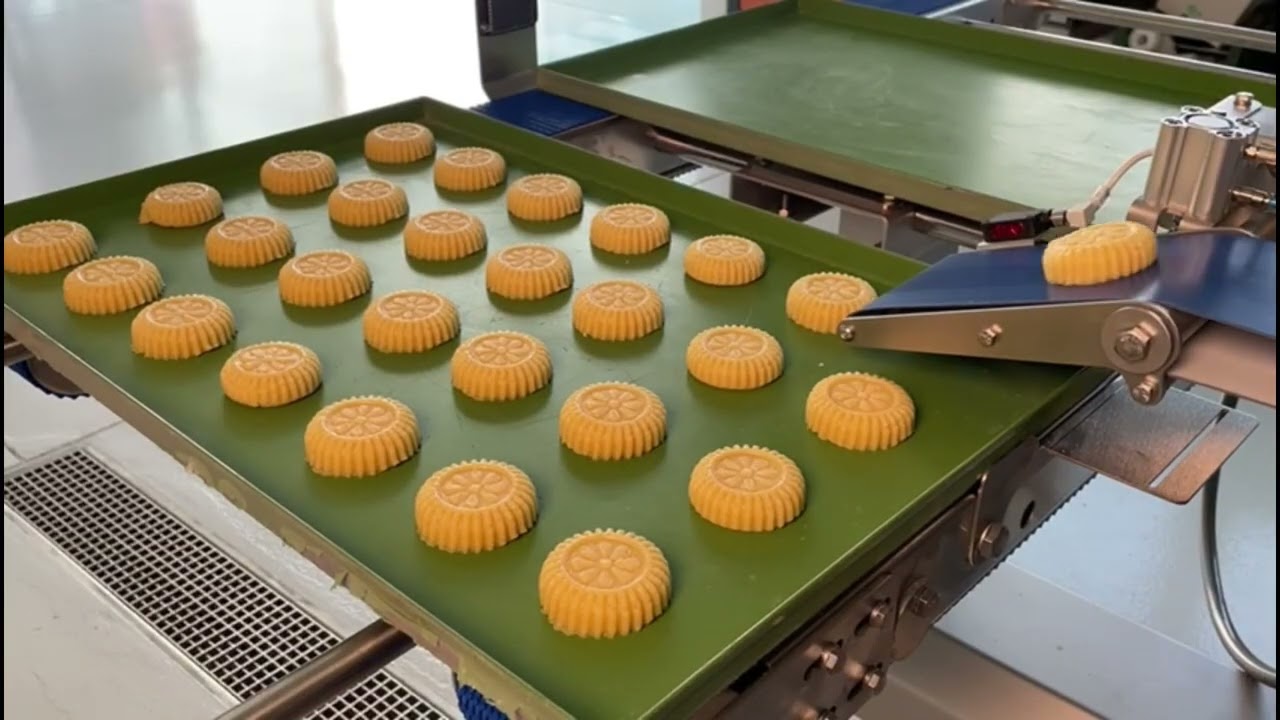 Sandore Extrusion Depositor System- Maamoul- Date Paste Filled and Stamped Cookies