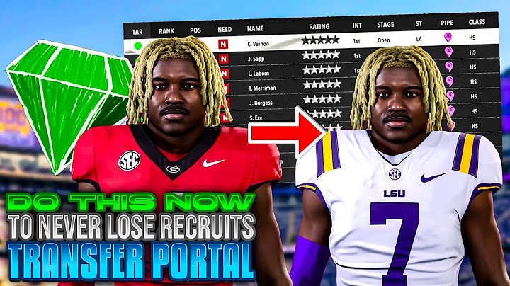 How to Stop Losing Recruits to the Transfer Portal in College Football 26