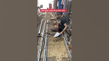 Phần 1 hướng dẫn làm lan can cầu thang sắt #metallux