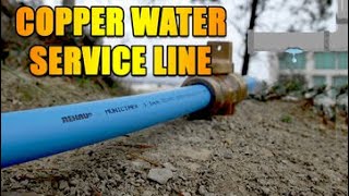 How To Install A Copper Water Service Line