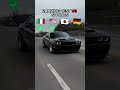 Ranking the BEST V8 Engines from Around the World 🌍🔥What is the best country? #shorts #cars #v8