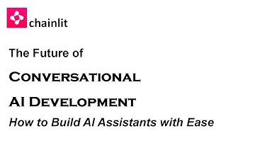 Chainlit Conversational AI Development