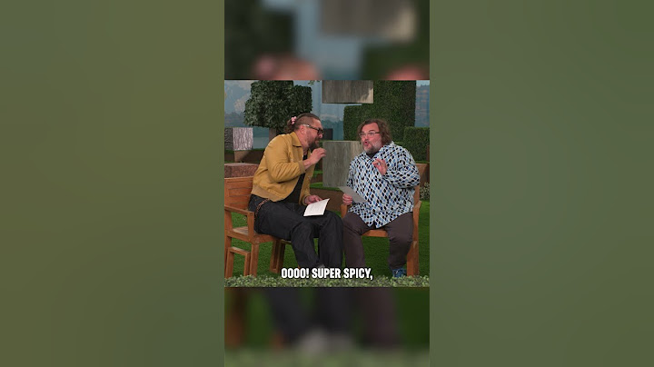 Jack Black & Jason Mamoa Sing Steve's Lava Chicken!