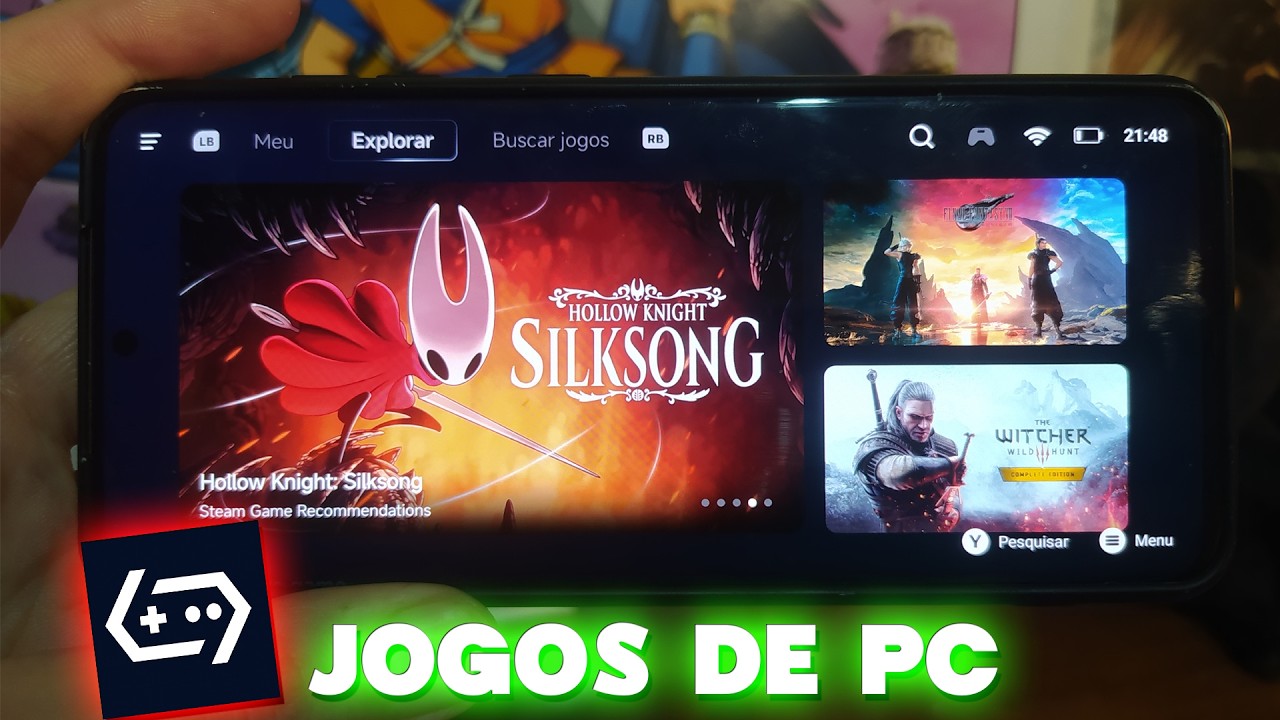 Como Jogar games de PC no seu CELULAR - Não precisa de CONTROLE ! - YouTube