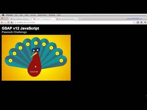 The World's First Interactive and Animated JavaScript-Driven Peacock