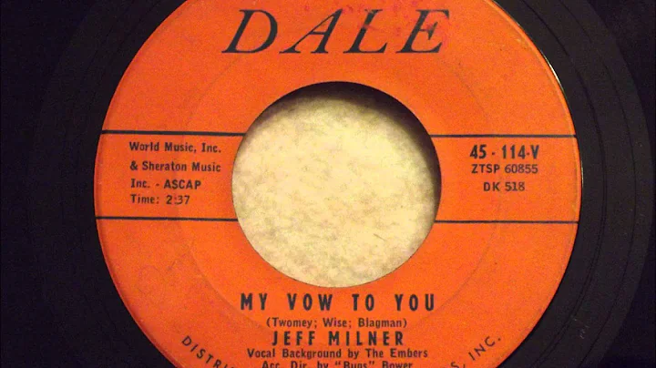 Jeff Milner and The Embers - My Vow To You - Beaut...