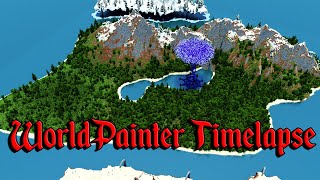 Minecraft WorldPainter Timelapse: Mountains and Maelstrom