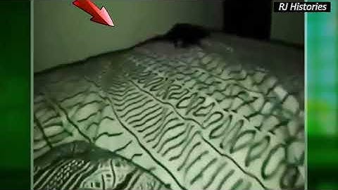 PARANORMAL activity while you sleep ! Caught on Camera