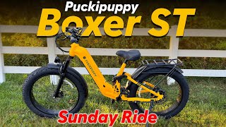 Puckipuppy Boxer ST   Sunday Ride - Fat Tire Full Suspension E-Bike