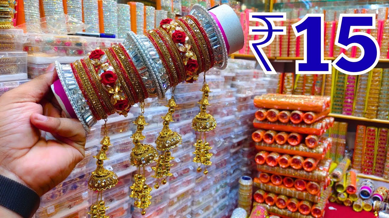 Charminar Bangles Low Price Ladbazar Wholesale Market Hyderabad Street Shopping