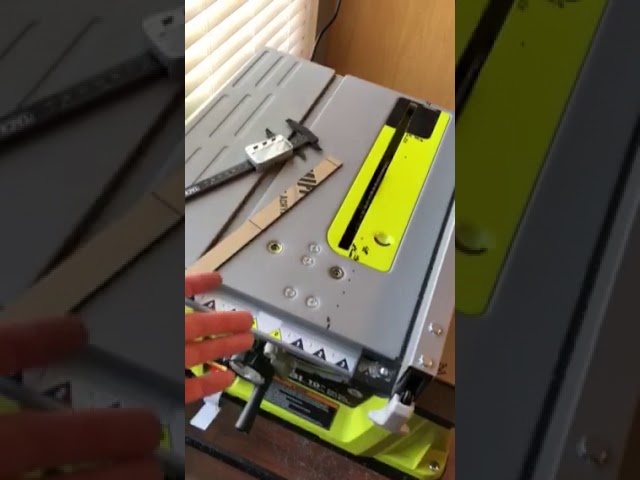 Ryobi Table saw tips for beginners 