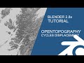 Terrain Tools: OpenTopography export out a heightmap and texture and add to cycles displacement