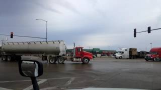 Bigrigtravels Live! - Rochelle to Bloomington, Illinois - Interstate 39 - February 11, 2017