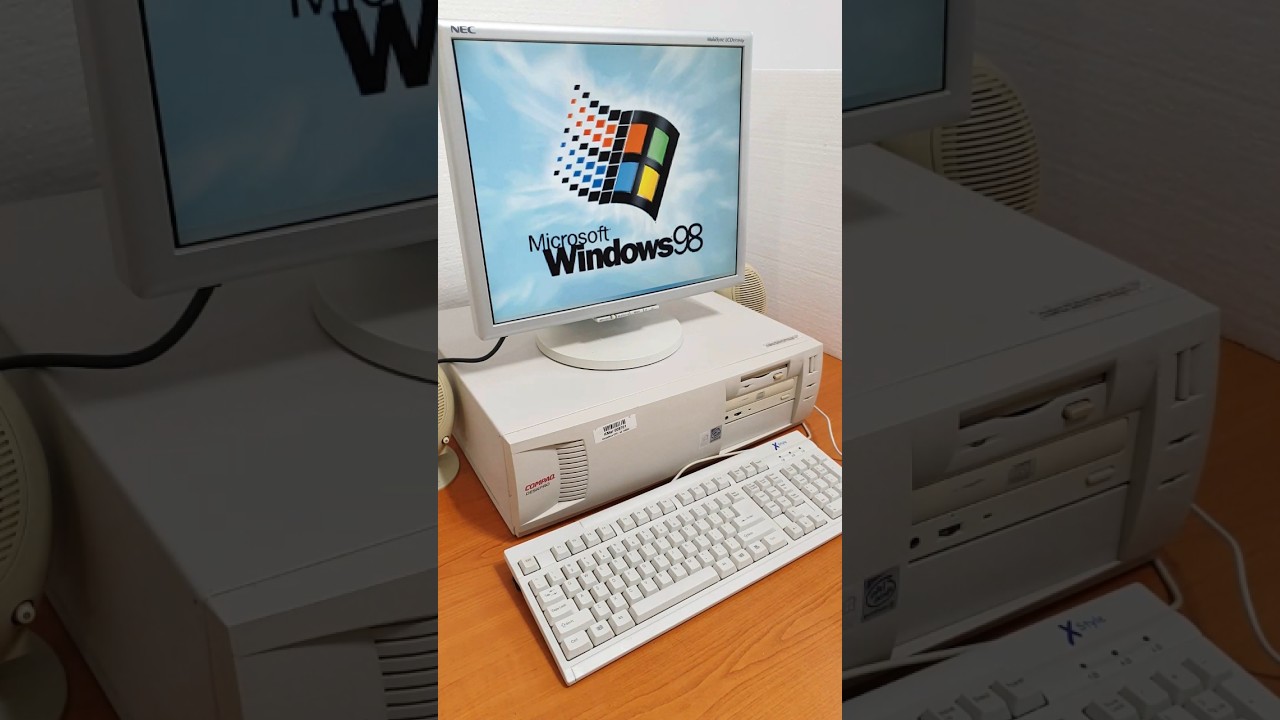 ✅Retro PC: 1998year COMPAQ Deskpro EP6266 Starting Windows 98✅ 