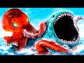 BLOOP Vs KRAKEN In GTA 5 (Sea Monster Fight)