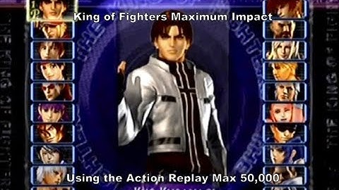 King of Fighters Maximum Impact Kyo Playthrough using the Ps2 Action Replay Max 50,000 :D #Sony #Ps2