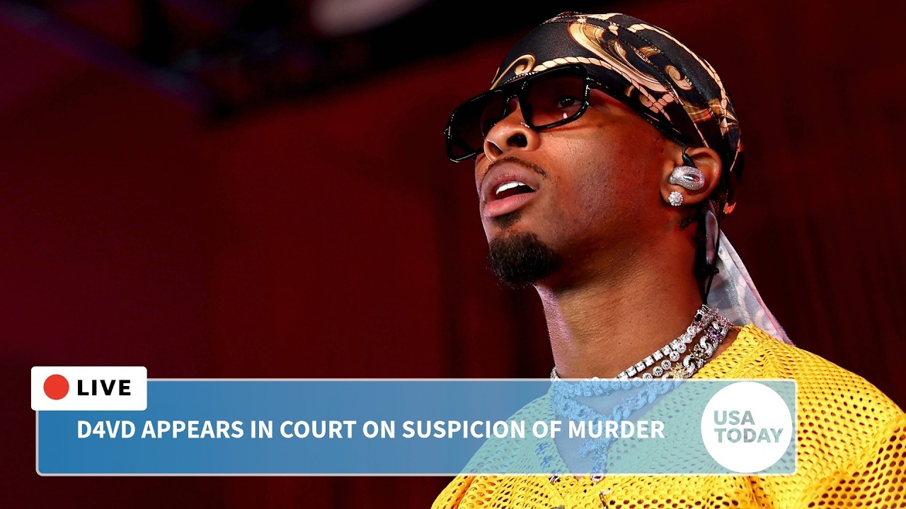 Singer D4vd charged at press conference with murder of Celeste Rivas