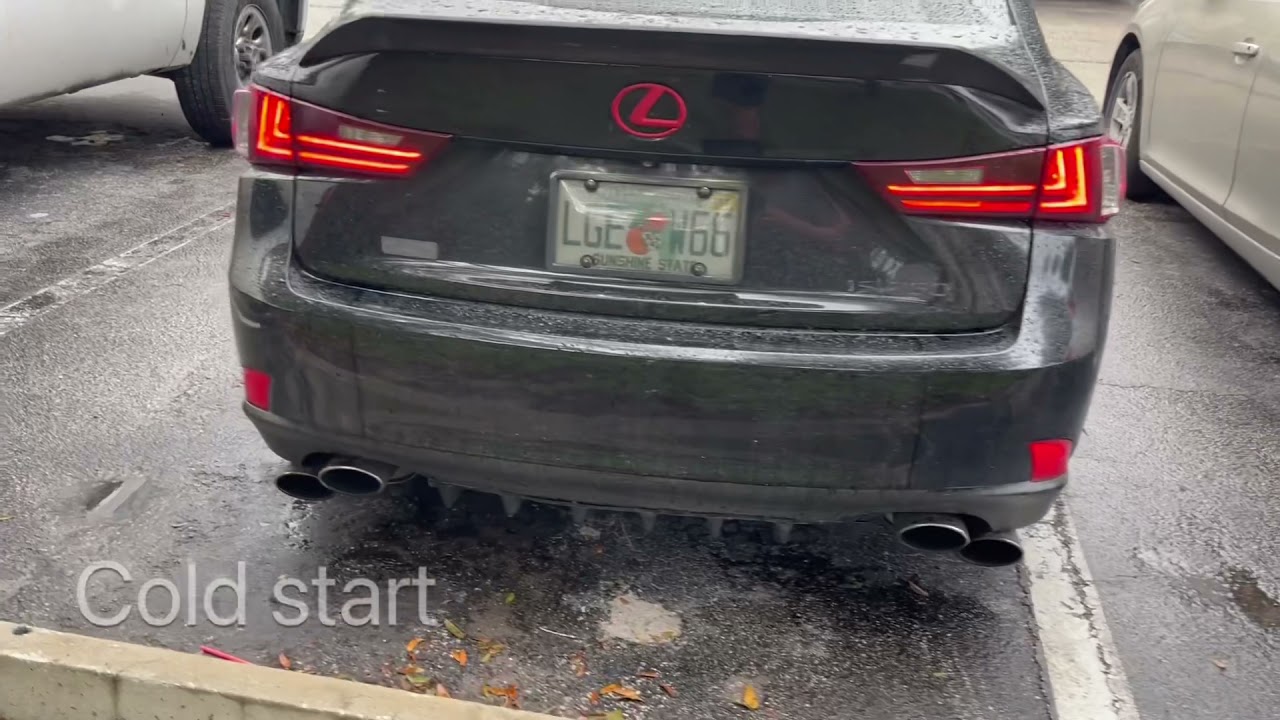 Invidia Q300 Quad Exhaust In The Lexus Is!!?🤨🔥