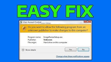 How To Disable Do You Want to Allow the Following Program in Windows