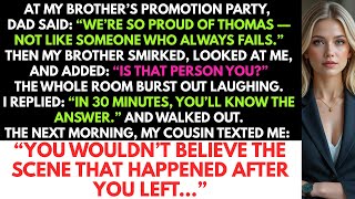 At My Brother’s Promotion Party, My Parents Said: We’re So Proud Of Thomas — Not Like…