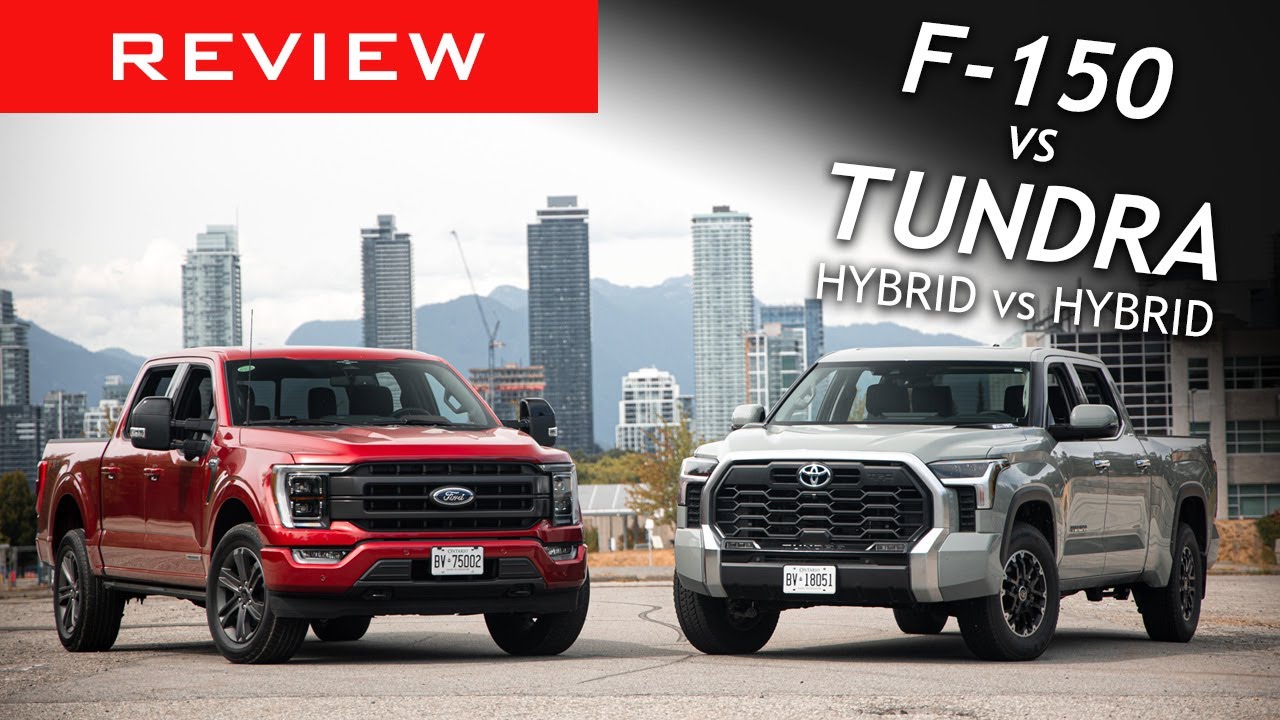 Comparison: 2023 Ford F-150 Powerboost Hybrid vs 2023 Toyota Tundra i-Force MAX Hybrid