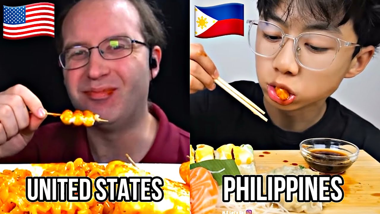 Different Mukbangers/Asmrtist and where are they from 😲