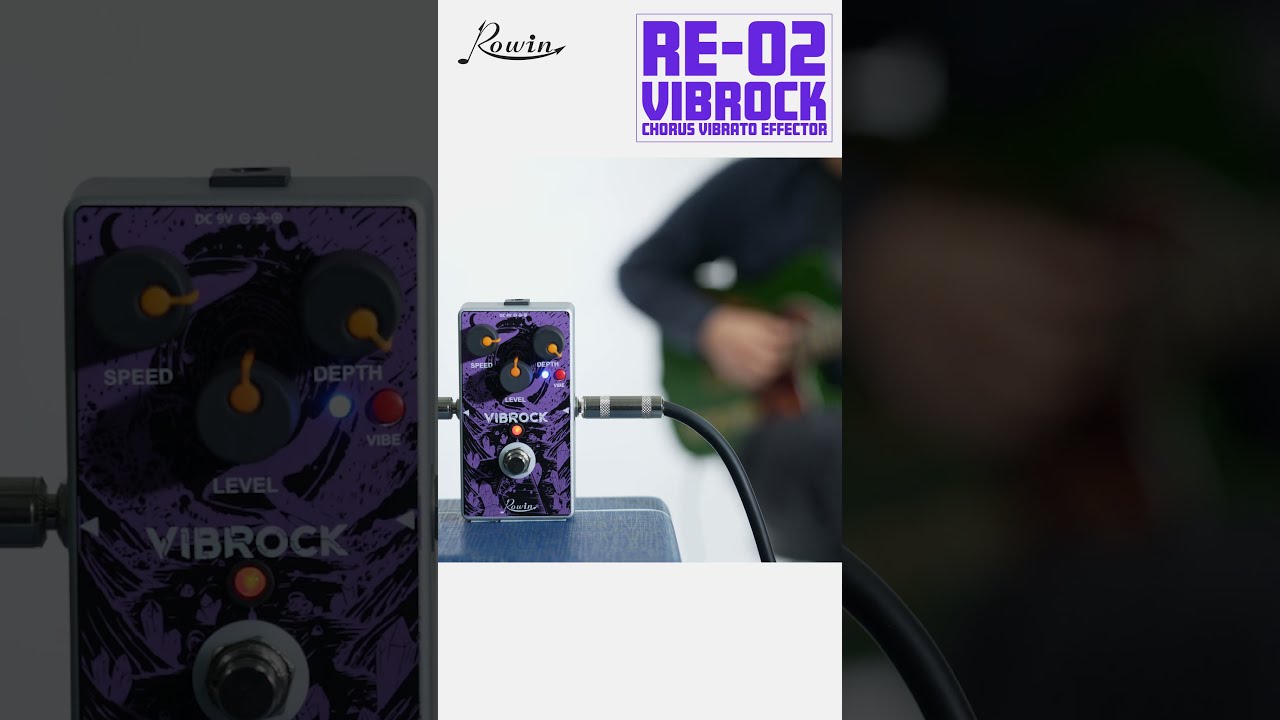 RE-02 VIBROCK コーラスビブラート / ROWIN #サウンドハウス #guitar