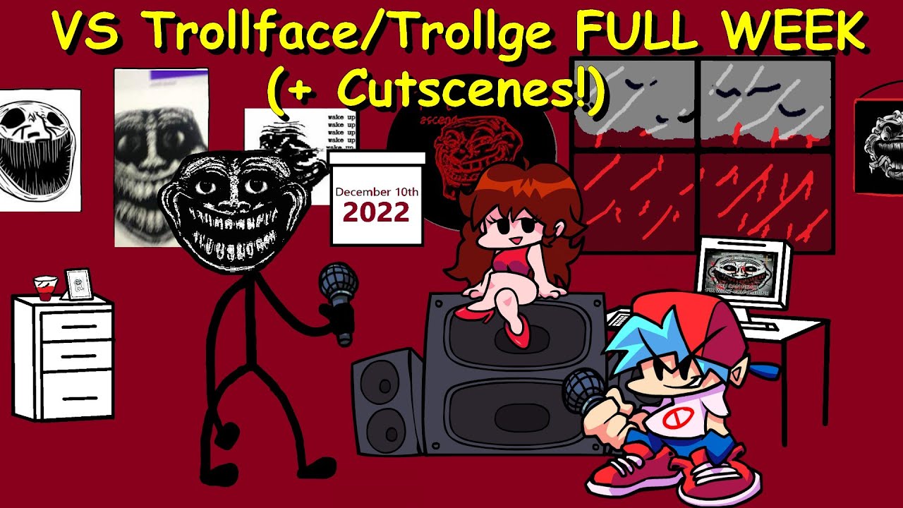 FNF - Vs. Trollface - release date, videos, screenshots, reviews