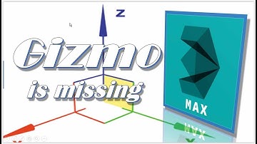 How to fix gizmo 3ds max disappeared, missing or does not Display