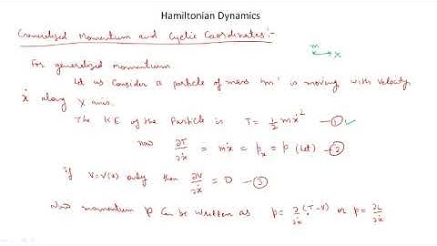 Hamiltonian Dynamics 1