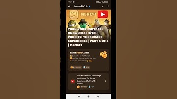 Turn Your Football Knowledge into Profits: The Sorare Experience |  Part 5 of 5 |  #MemeFi #shorts