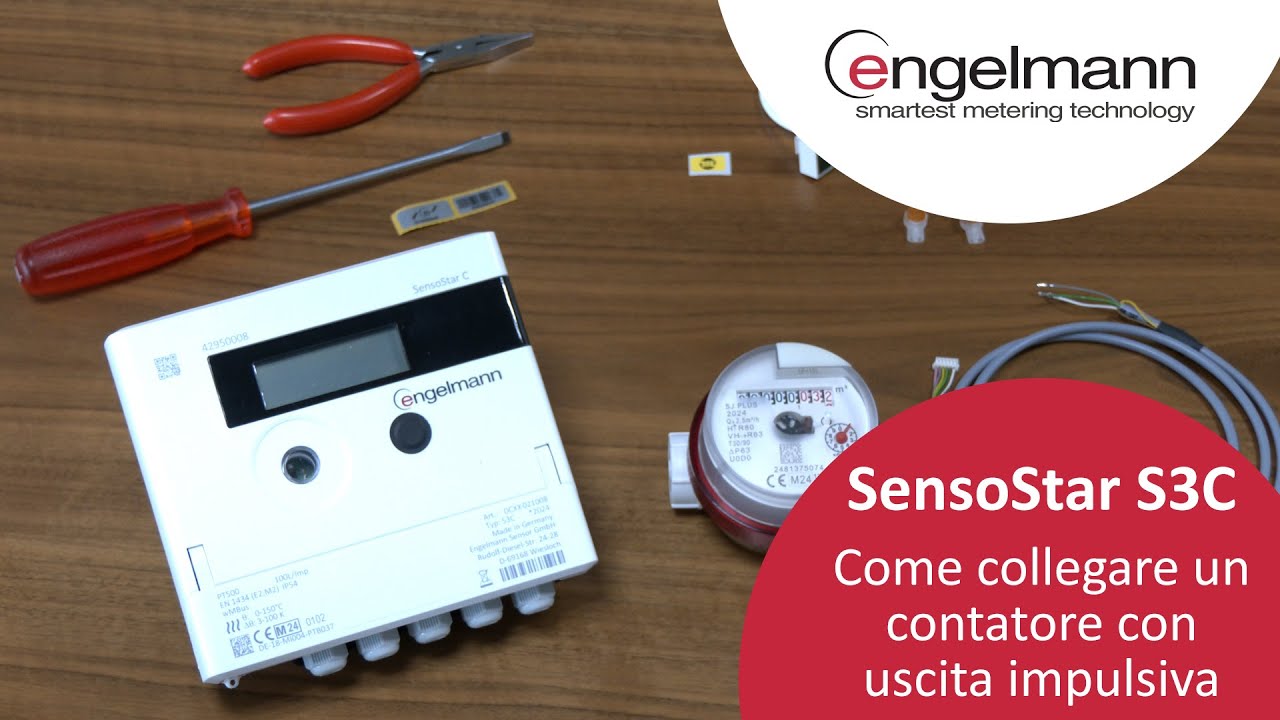 Come collegare un contatore con uscita impulsiva al Engelmann SensoStar S3C