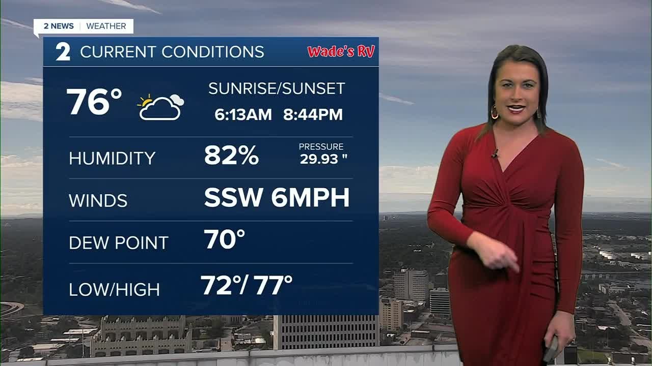 Scattered Showers and Storms Saturday - YouTube