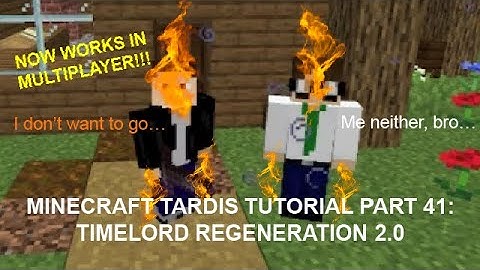 Minecraft 1.19 TARDIS Tutorial Part 41: Regeneration 2.0 (Works in Multiplayer) (Ft. Chicken Man)