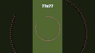 77x77 Circle Guide in Minecraft #shorts