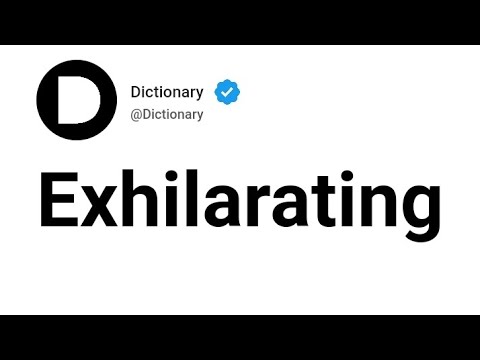 Video: Vad är definitionen av exhilarate?