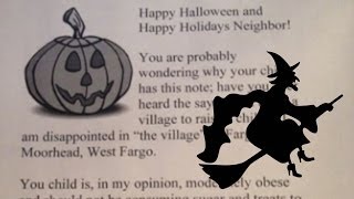Witchy Neighbor To Pass Out Shame Letter To Parents of Obese Kids