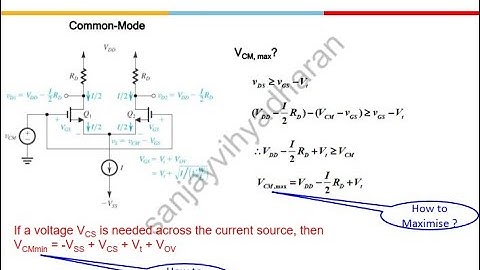 Analog IC Design : Differential Amplifiers Part-1