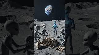 Aliens discover mysterious bones on the moon. As they #notaliens examine them, a hidden signal