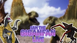 Sam the Giganfan LIVE!!! | Editing the Walking With Monsters Review