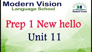 prep 1 New hello unit 11