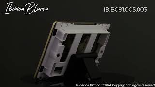 Клавиша смыва Iberica Blanca Inox-O IB.B081.005.003 Золото матовое